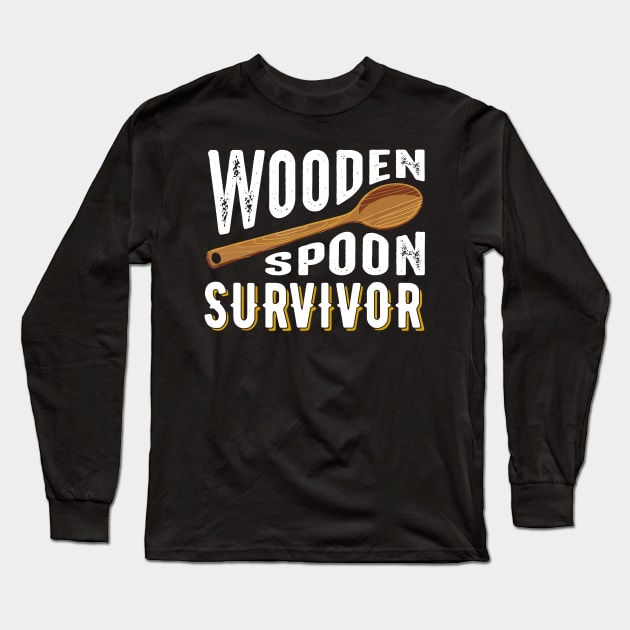 Wooden Spoon Survivor Long Sleeve T-Shirt by dive such